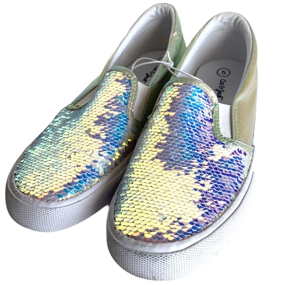 Cat & Jack Other - Cat & Jack Mermaid Slip On Shoes